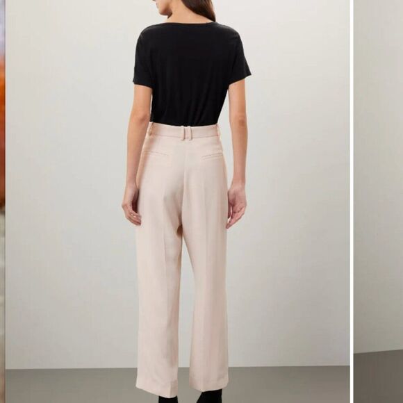 BA&SH Shen off-white trouser pants size 40 size 8 EUC - Picture 3 of 13